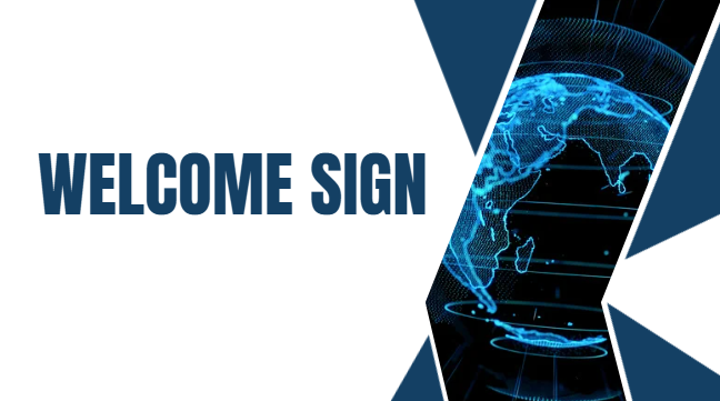 Welcome sign