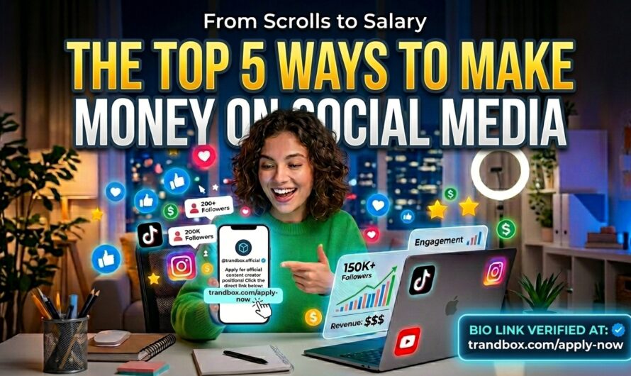 From Scrolls to Salary: The Top 5 Ways to Make Money on Social Media